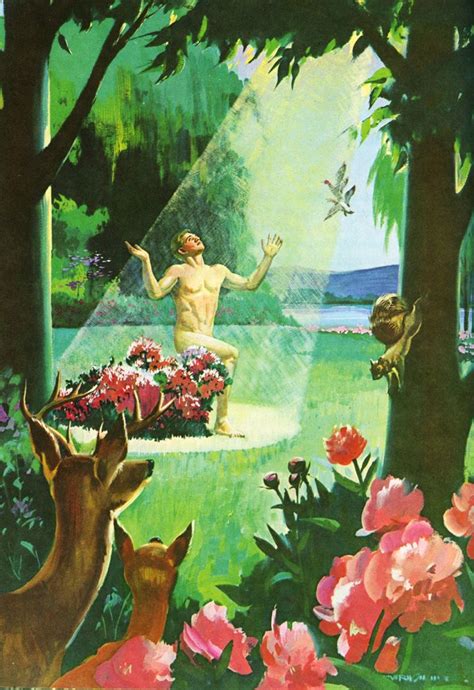 picture of god creating man.